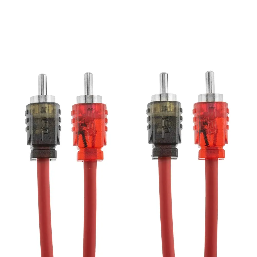 6 Foot RCA Cable OFC Interconnect DS18 R6 Competition Rated Performance Red