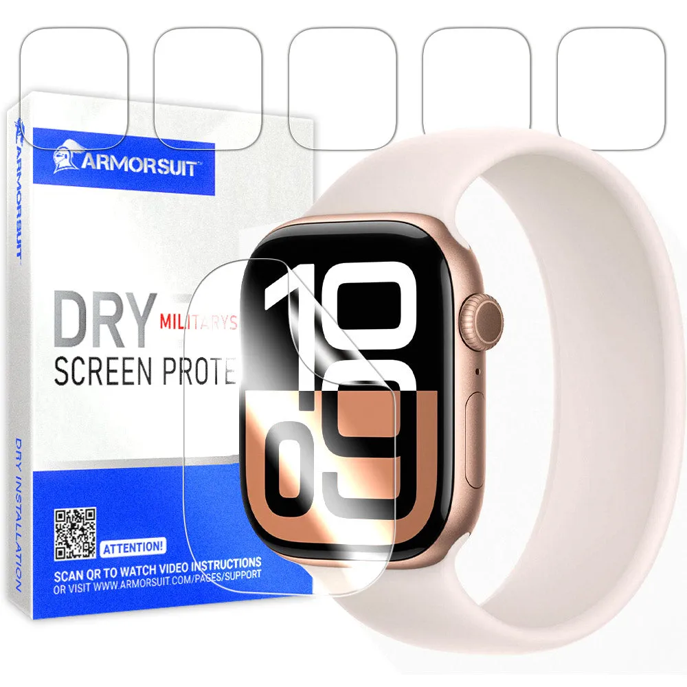 [6 Pack] ArmorSuit MilitaryShield Screen Protector Film for Apple Watch Series 10 42mm (2024)