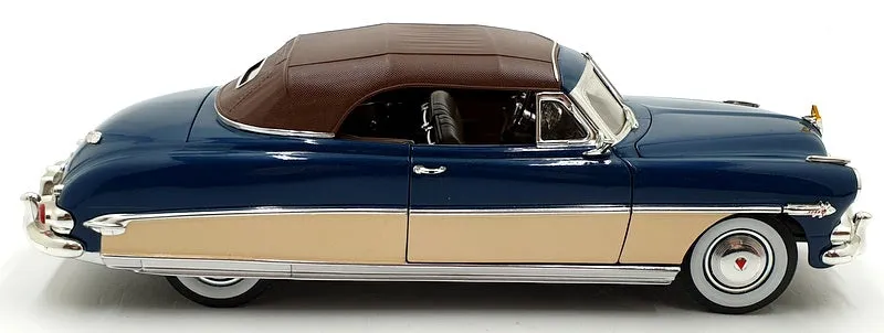 Acme 1/18 Scale Diecast A1807504 - 1952 Hudson Hornet Convertible Blue/Cream