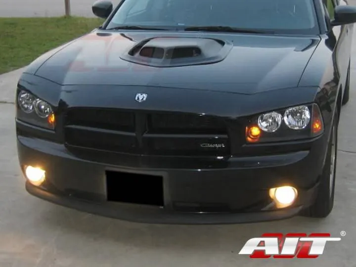 AIT Racing Shaker Style Functional Ram Air Hood: Dodge Charger 2006 - 2010