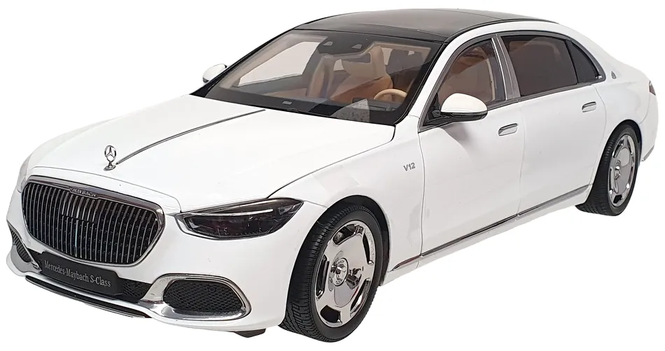 Almost Real 1/18 Scale 820116 - 2021 Mercedes Maybach S-Class - Diamond White