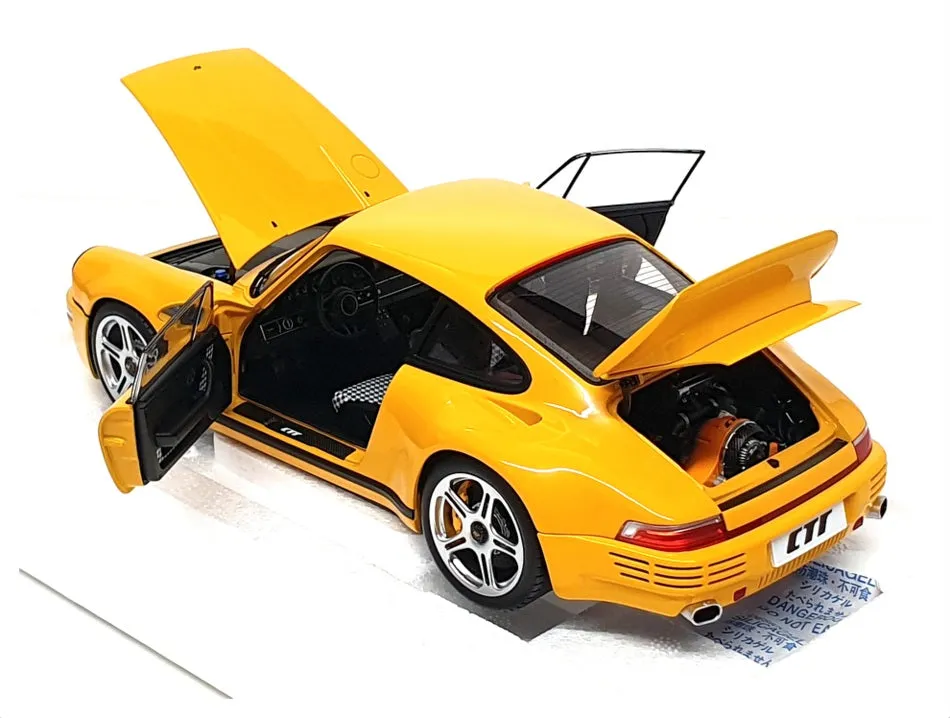 Almost Real 1/18 Scale 880301 - 2017 Porsche 911 RUF SCR Anniv - Blossom Yellow