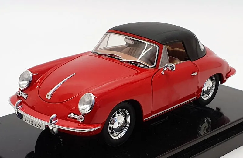 Altas Editions 1/24 Scale Model Car 7154101 - 1962 Porsche 365 Cabriolet - Red