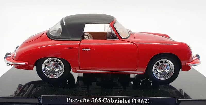 Altas Editions 1/24 Scale Model Car 7154101 - 1962 Porsche 365 Cabriolet - Red