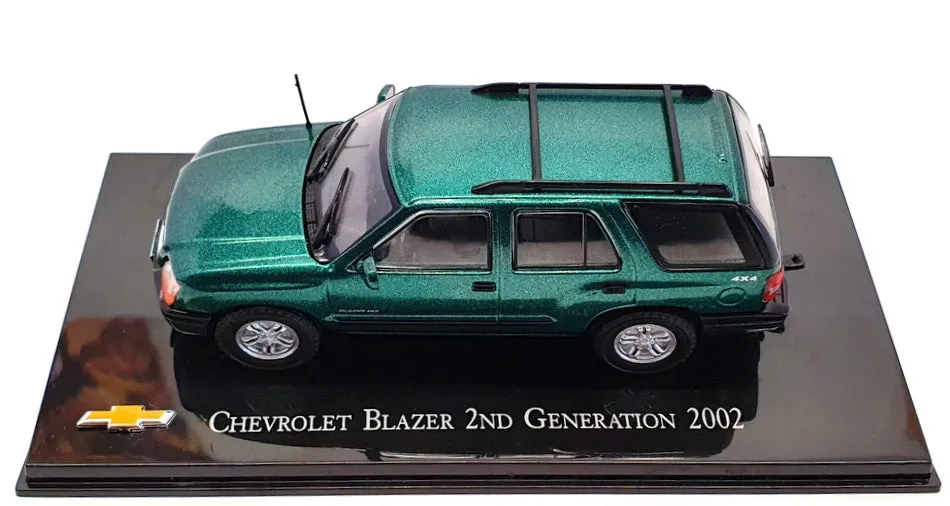 Altaya 1/43 Scale A111121S - 2002 Chevrolet Blazer 2nd Gen - Metallic Green