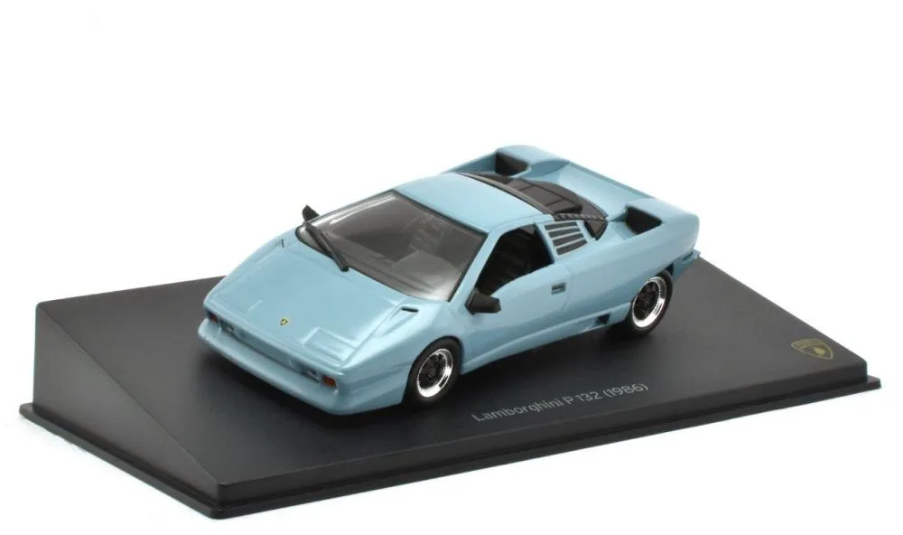 Altaya 1/43 Scale Diecast - JT65 Lamborghini P 132 Blue - 1986