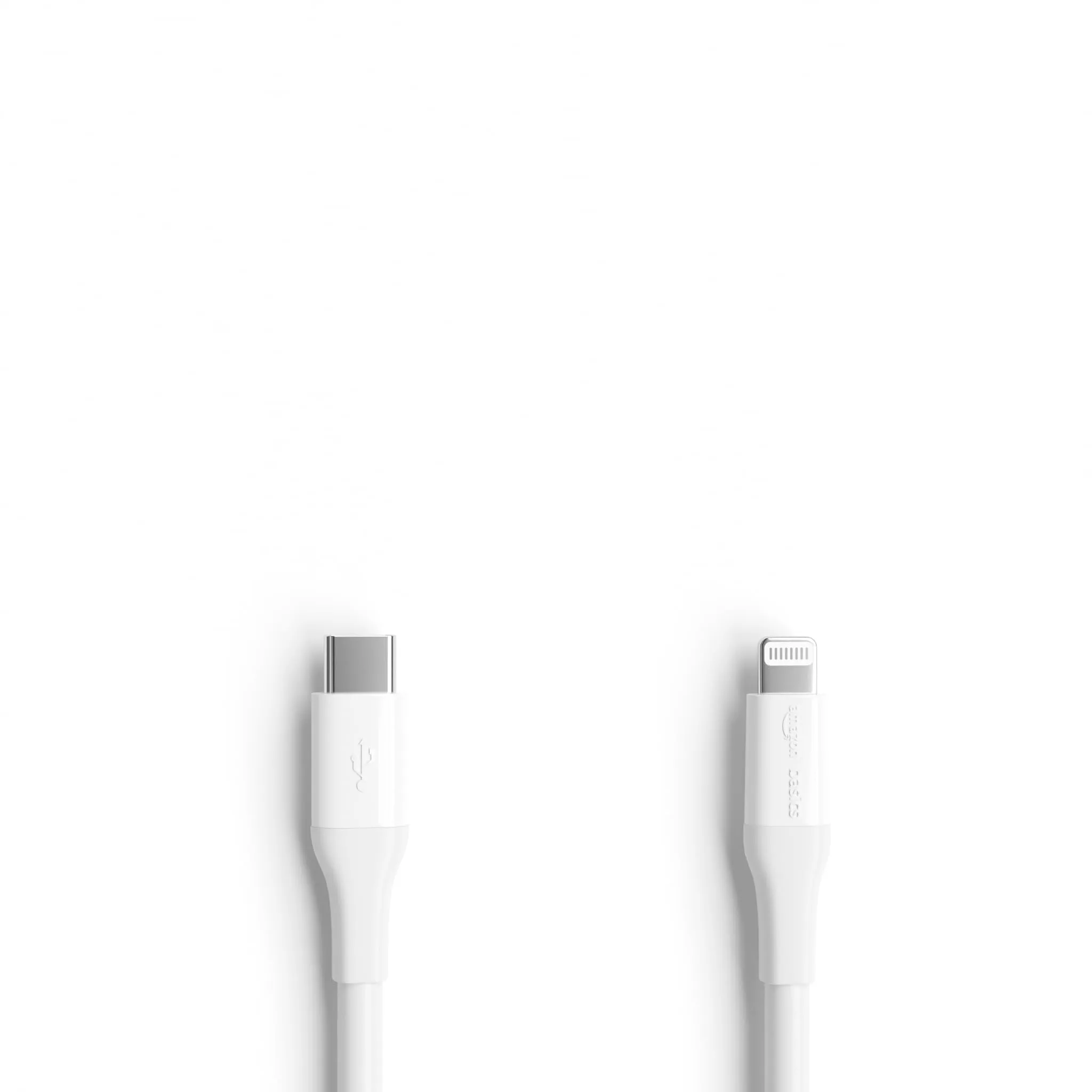 Amazon Basics USB-2.0 Nylon Braided Type C to Lightning Cable (MFi Certified), Fast Charging, 10 ft, White