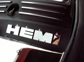 American Car Craft Brushed or Polished Hemi Letters (8pc): Chrysler 300C / Dodge Charger 2011 - 2024