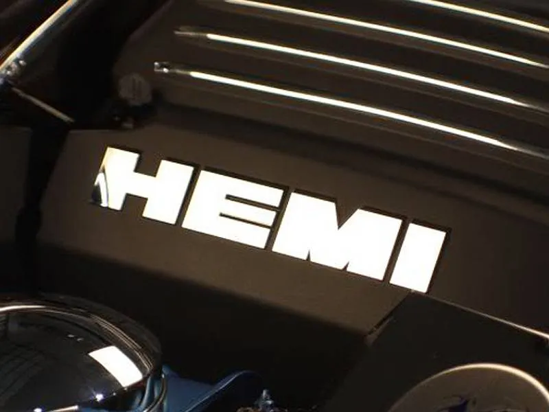 American Car Craft Brushed or Polished Hemi Letters (8pc): Chrysler 300C / Dodge Charger 2011 - 2024