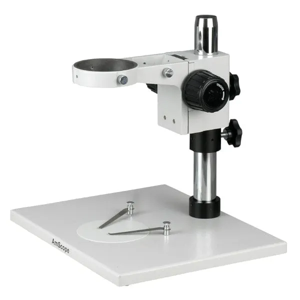 AmScope Super Large Microscope Table Stand with Focusing Rack