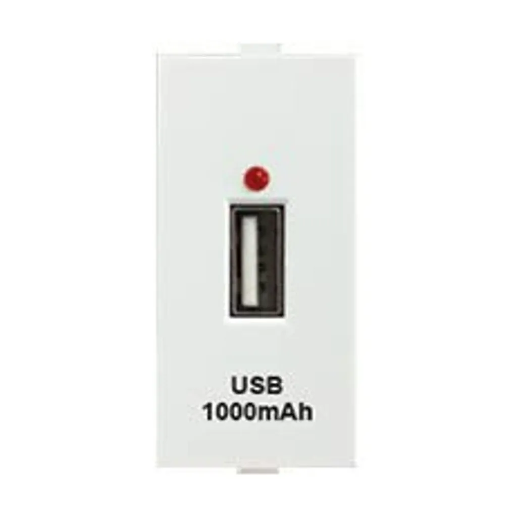 Anchor Roma Plus 1Module USB Charger 1000mA 288219