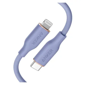 Anker Super Strong PowerLine lll Flow - USB-C to Lightning / 3ft / Purple