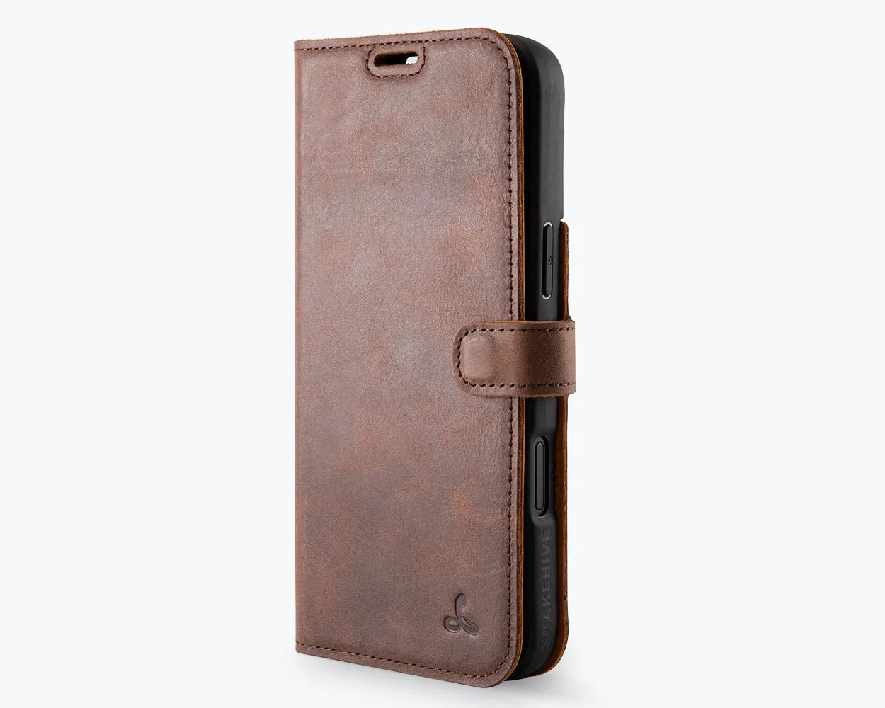 Apple iPhone 16 Plus - Vintage Leather Wallet