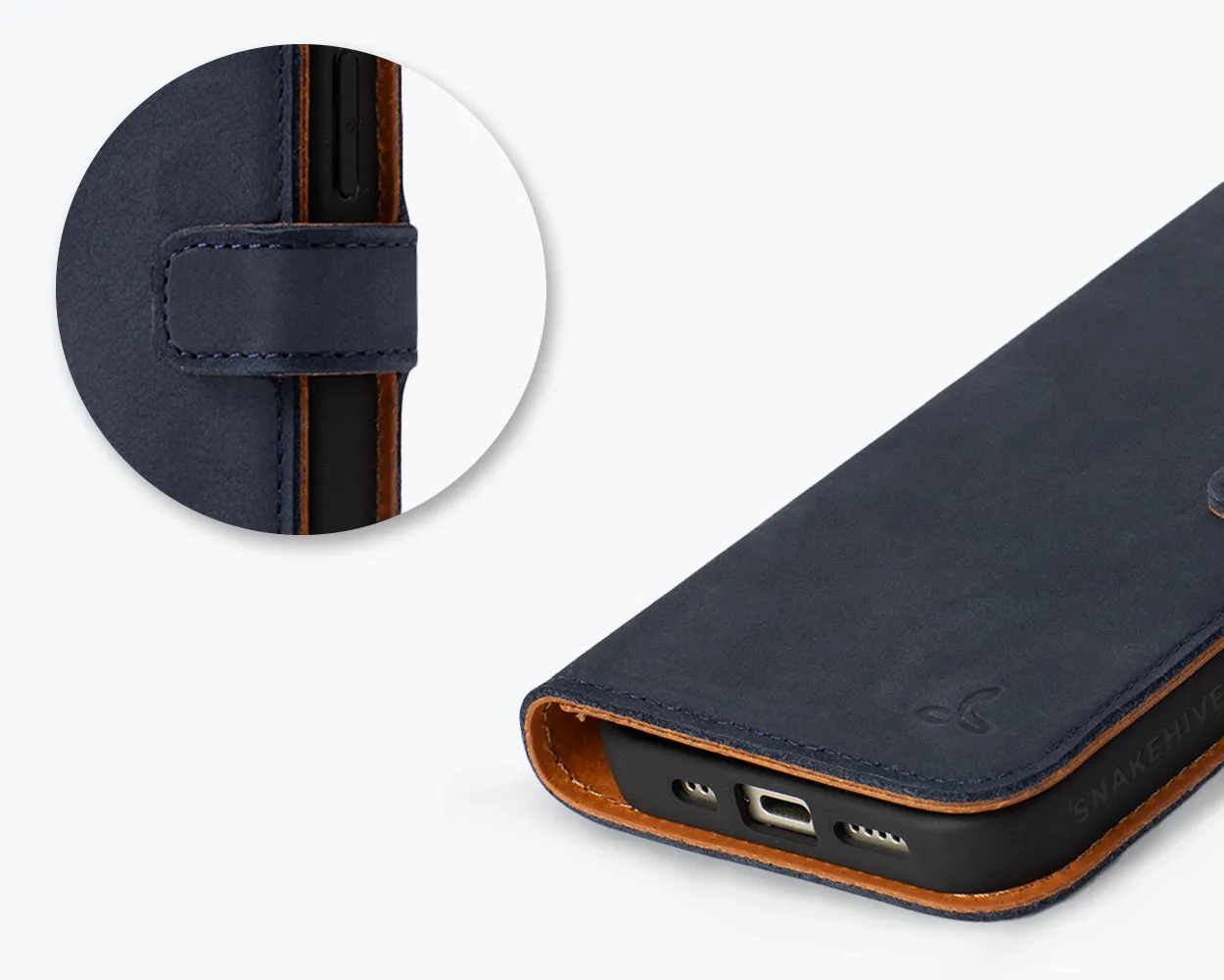 Apple iPhone 16 Plus - Vintage Leather Wallet