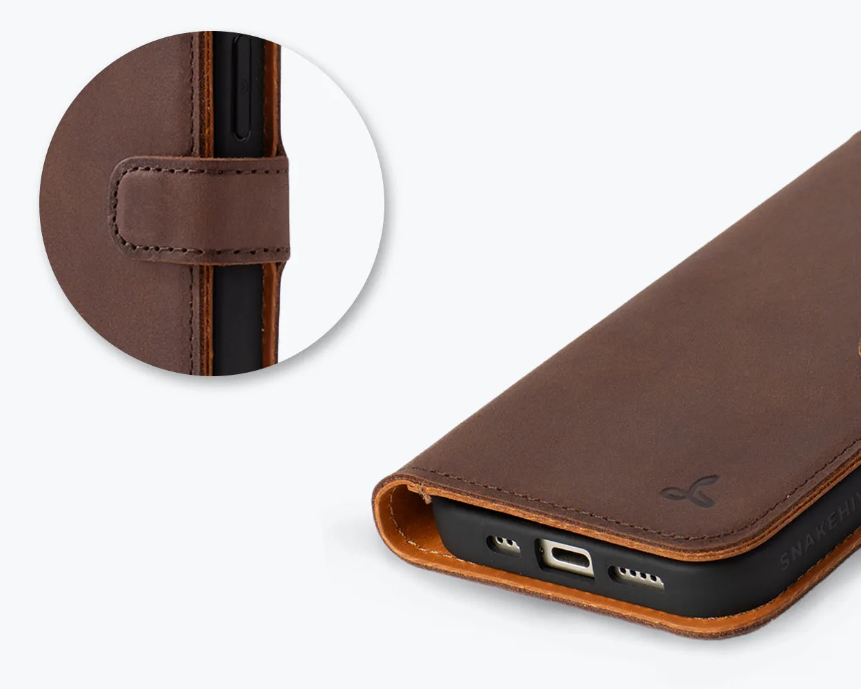 Apple iPhone 16 Pro - Vintage Leather Wallet