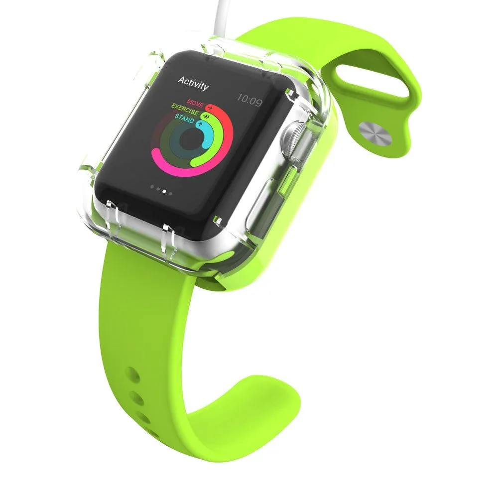 Apple Watch (38mm) / (42mm) Opladnings Cover Case Grøn