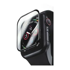 Apple Watch (41 mm) Full Screen Armored Glass Display Protector with Rounded Edges - Black