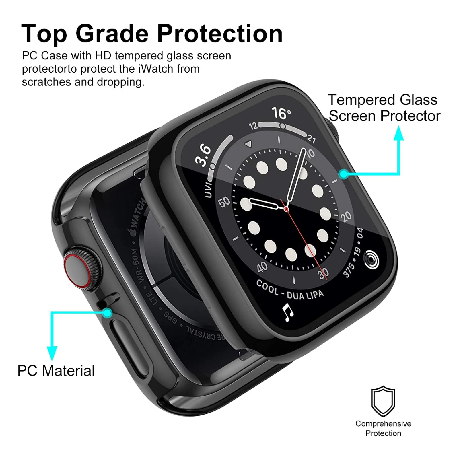 Apple Watch Screen Protector Case (Series 4/5/6/SE)