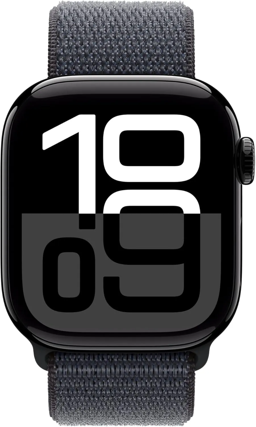 Apple Watch Series 10 GPS   Cellular 46 mm Smartwatch with Jet Black Aluminium Case with Ink Sport Loop - One Size. Fitness Tracker, ECG App, Always-On Retina Display, Carbon Neutral