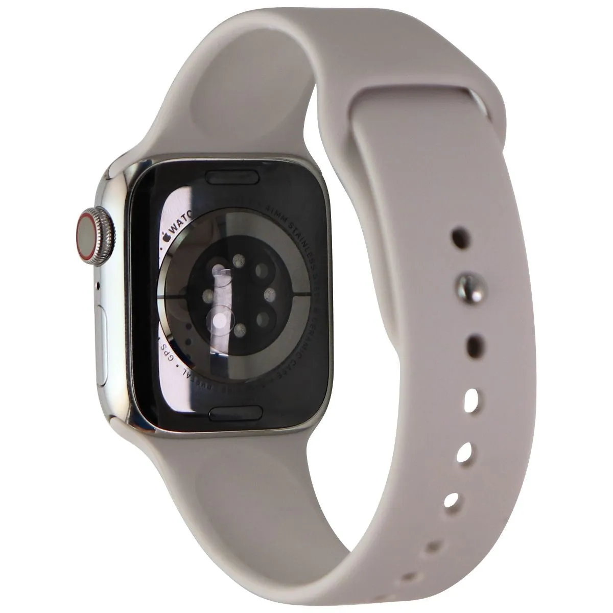 Apple Watch Series 7 (GPS   LTE) A2475 (41mm) Stainless Silver/Starlight Sp Band