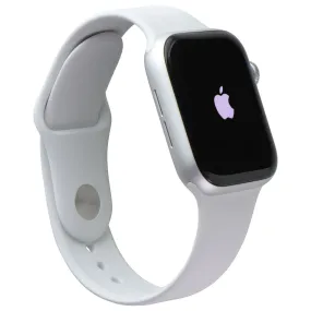 Apple Watch Series SE (44mm) A2354 (GPS   LTE) - Silver AL / White Sport band