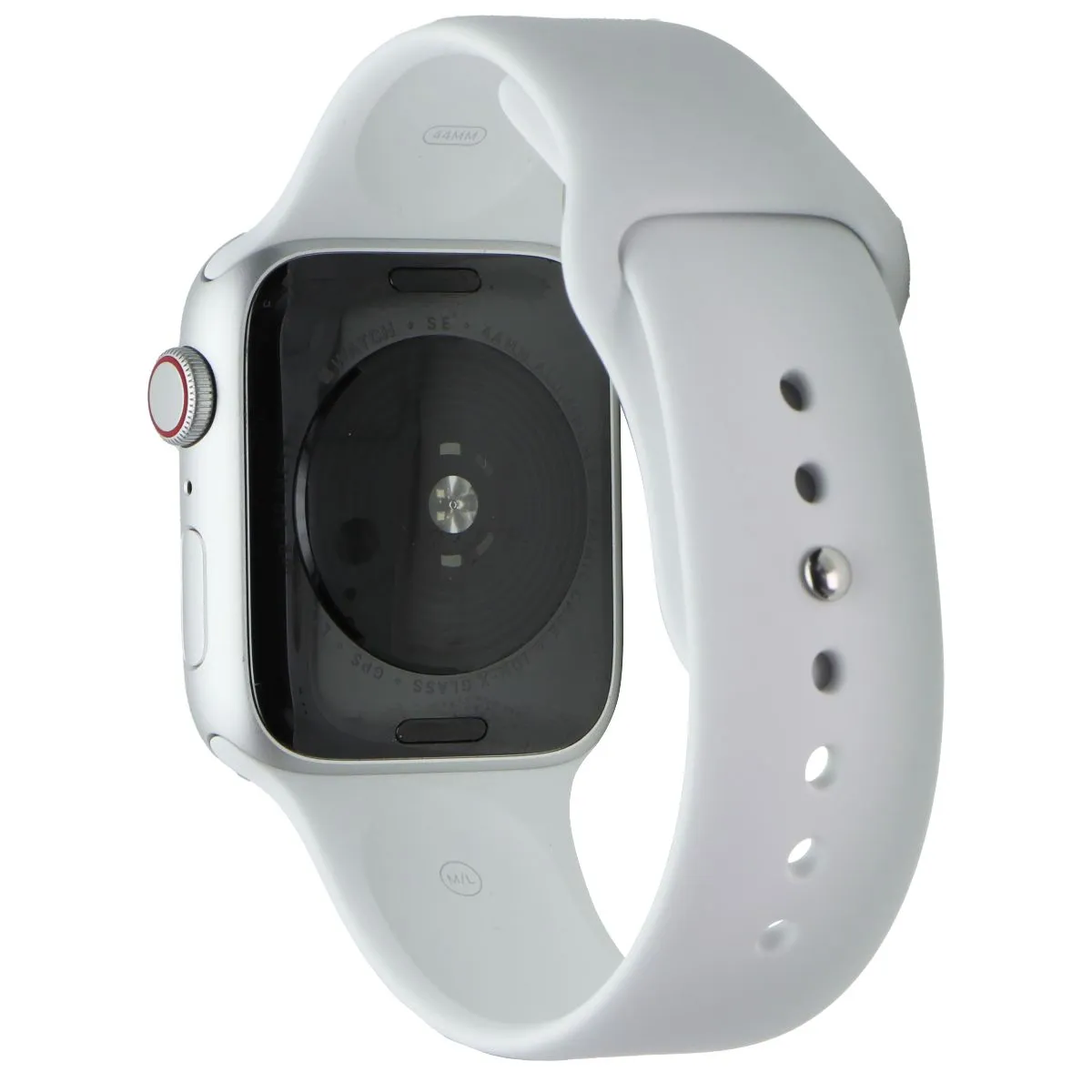 Apple Watch Series SE (44mm) A2354 (GPS   LTE) - Silver AL / White Sport band