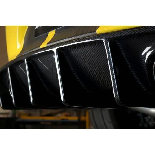 APR Carbon Fiber Rear Diffuser: Dodge Charger Hellcat 2015 - 2023 (Excluding SXT and Widebody)