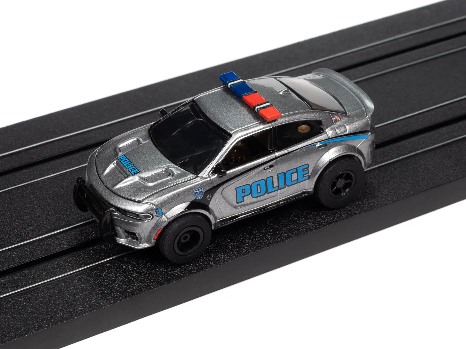 Auto World Xtraction 2021 Dodge Hellcat Police Car (AW Exclusive) HO Scale