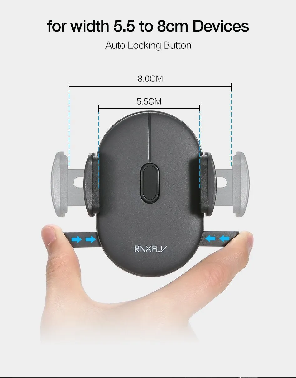 Automatically Locking Windshield Phone Mount, Universal Fit