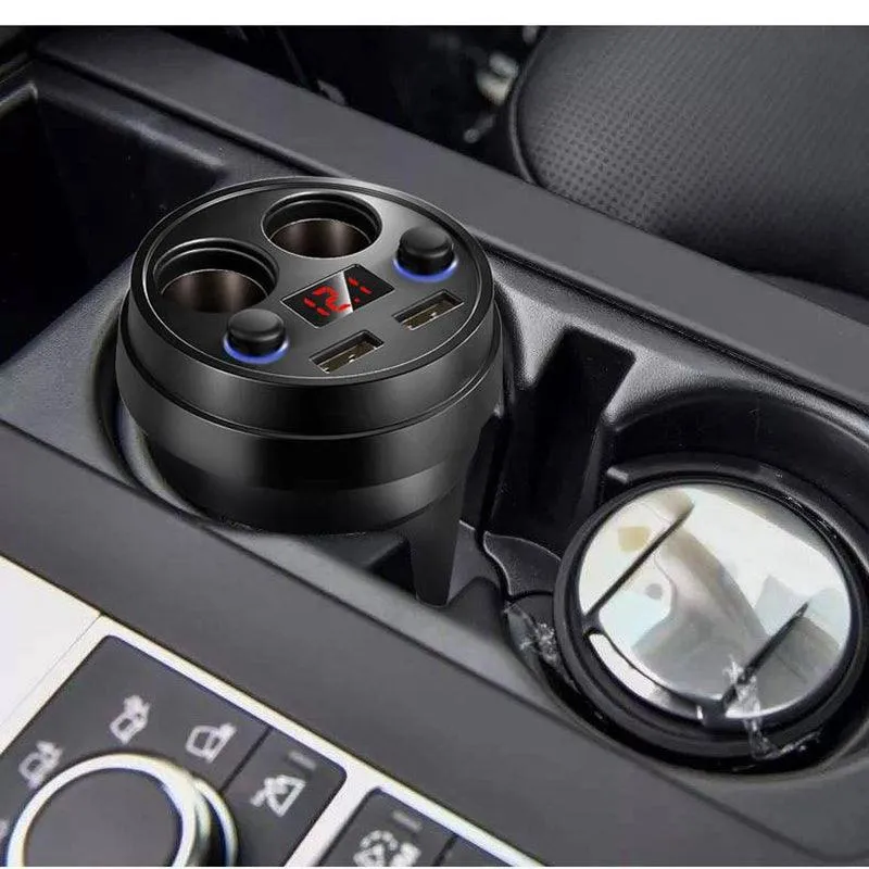 Auxbeam Multi-function Cigarette Lighter Dual USB Cup Car Charger