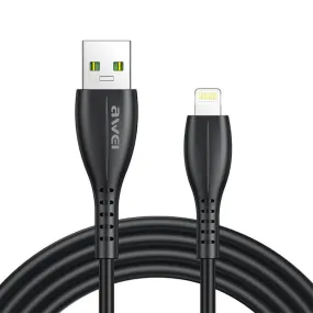 Awei CL-115L 1m 2.4A USB to Lightning Fast Charging Cable