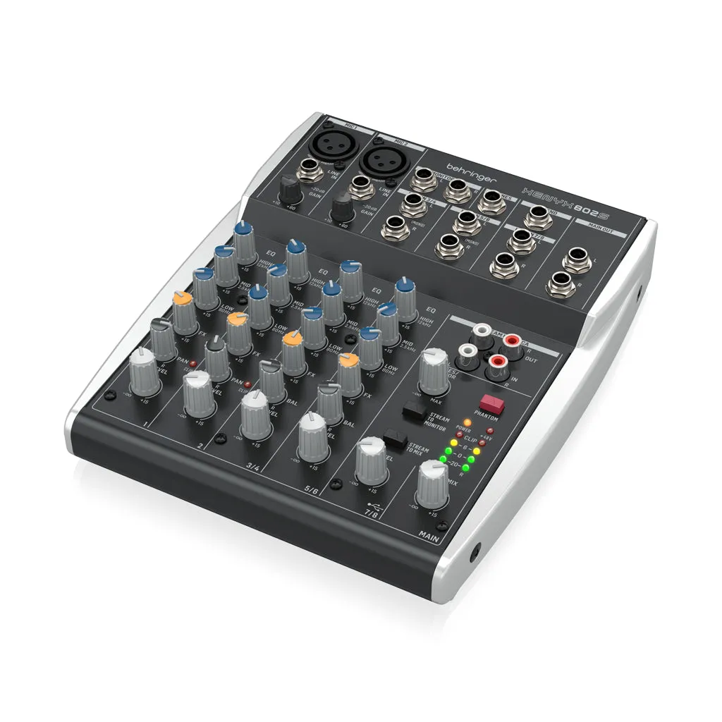 Behringer Xenyx 802s 8 Channel Mixer With Usb