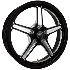 Billet Specialties Street Lite Drag Pack Black Powdercoated Wheels RSFB23850Z9021