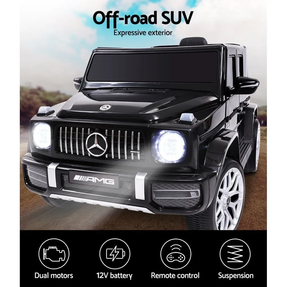 Black 12V Kids Mercedes-Benz AMG G63 Electric Ride On Car