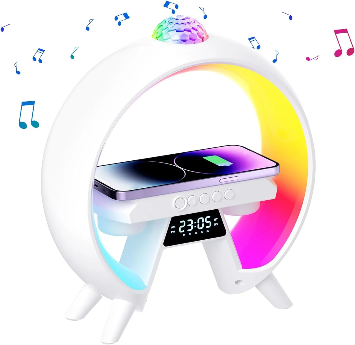 Bluetooth clock speaker multi-function