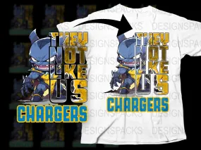 Bold Chargers Mascot Graphic Tee for Enthusiasts Png Digital Download