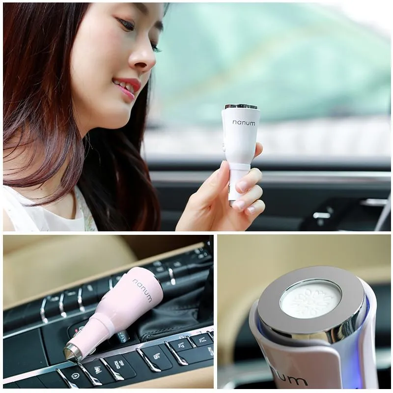 Car Aromatherapy Mat Diffuser with Dual Power USB Car Charger