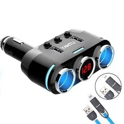 Car Splitter Cigarette Lighter Socket