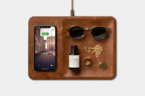 CATCH:3 - Classics Leather Wireless Charger with Valet Tray