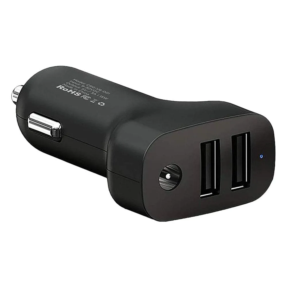 Chargehub V6 Shareable Car Charger Power Up To 6 Devices, Black