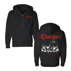 Charger - Warhorse - Black - Zip Hoodie