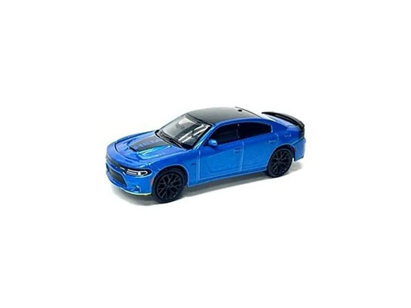 CHASE 2018 Dodge Charger Daytona 392 - Blue Metallic w/ Black Top Limited to 3300 pcs (MiJo Exclusive) Diecast 1:64 Model Car - Greenlight 51424