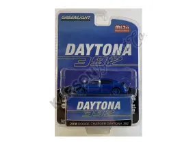 CHASE 2018 Dodge Charger Daytona 392 - Blue Metallic w/ Black Top Limited to 3300 pcs (MiJo Exclusive) Diecast 1:64 Model Car - Greenlight 51424