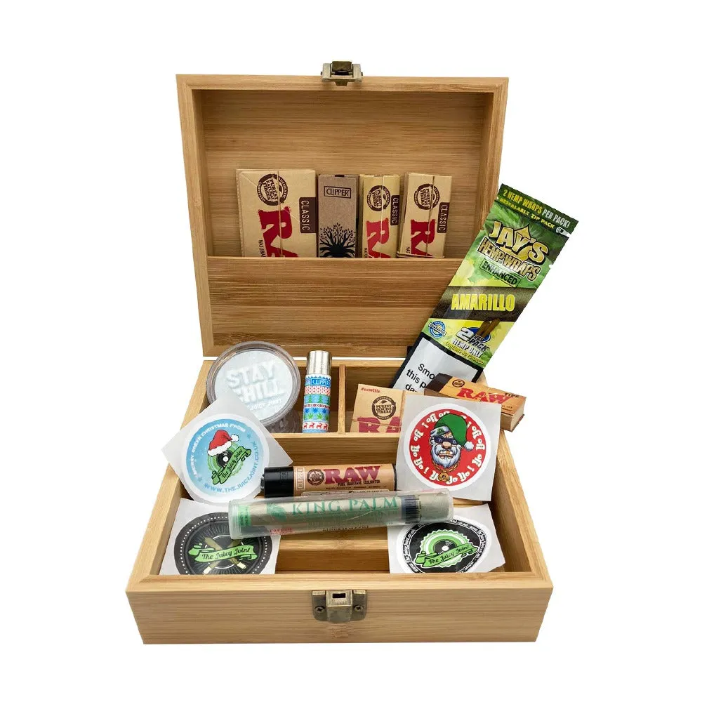 Christmas Chongz Bamboo Rolling Box Gift Set