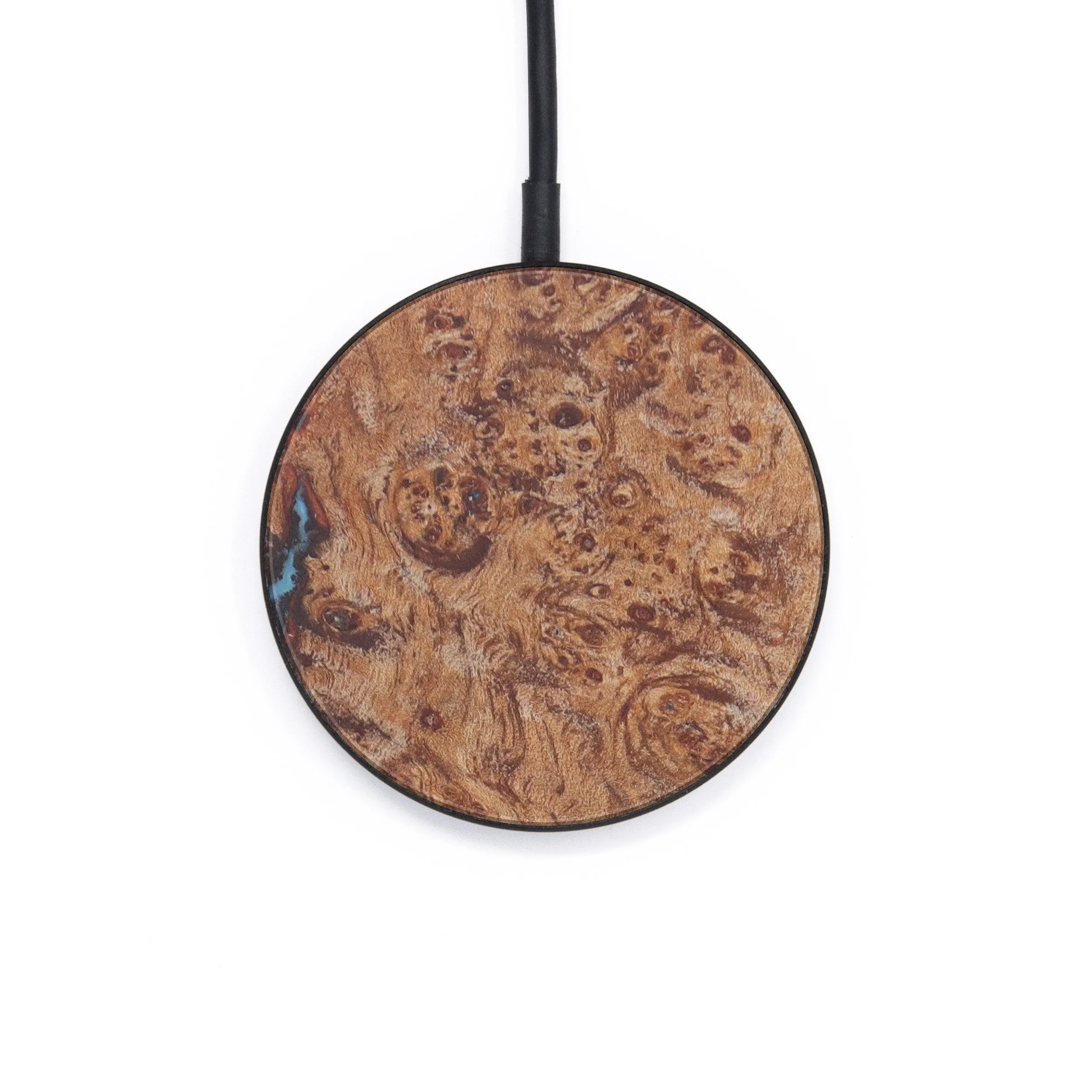 Circle Burl Wood Wireless Charger - Genovera (Maple Burl, 606075)