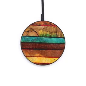 Circle Wood Resin Wireless Charger - Alvin (Retro, 634930)