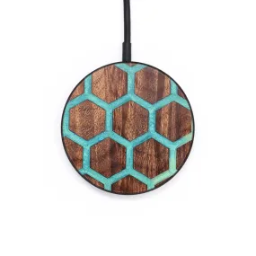 Circle Wood Resin Wireless Charger - Brynn (Pattern, 705373)