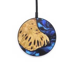 Circle Wood Resin Wireless Charger - Chandler (Blue, 690834)