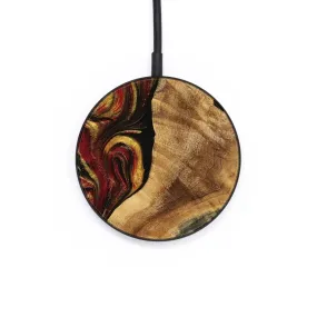 Circle Wood Wireless Charger - Graydon (Red, 738989)