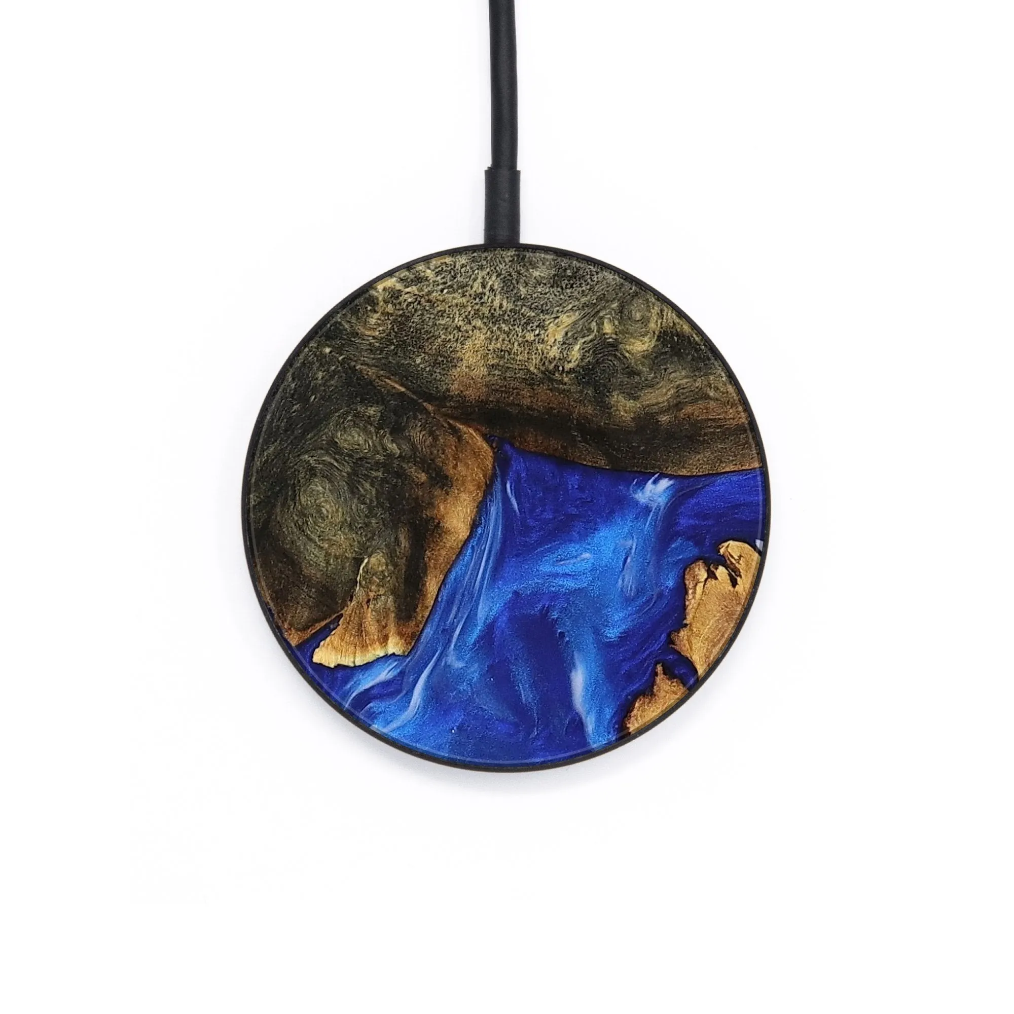 Circle Wood Wireless Charger - Ritchie (Blue, 734544)